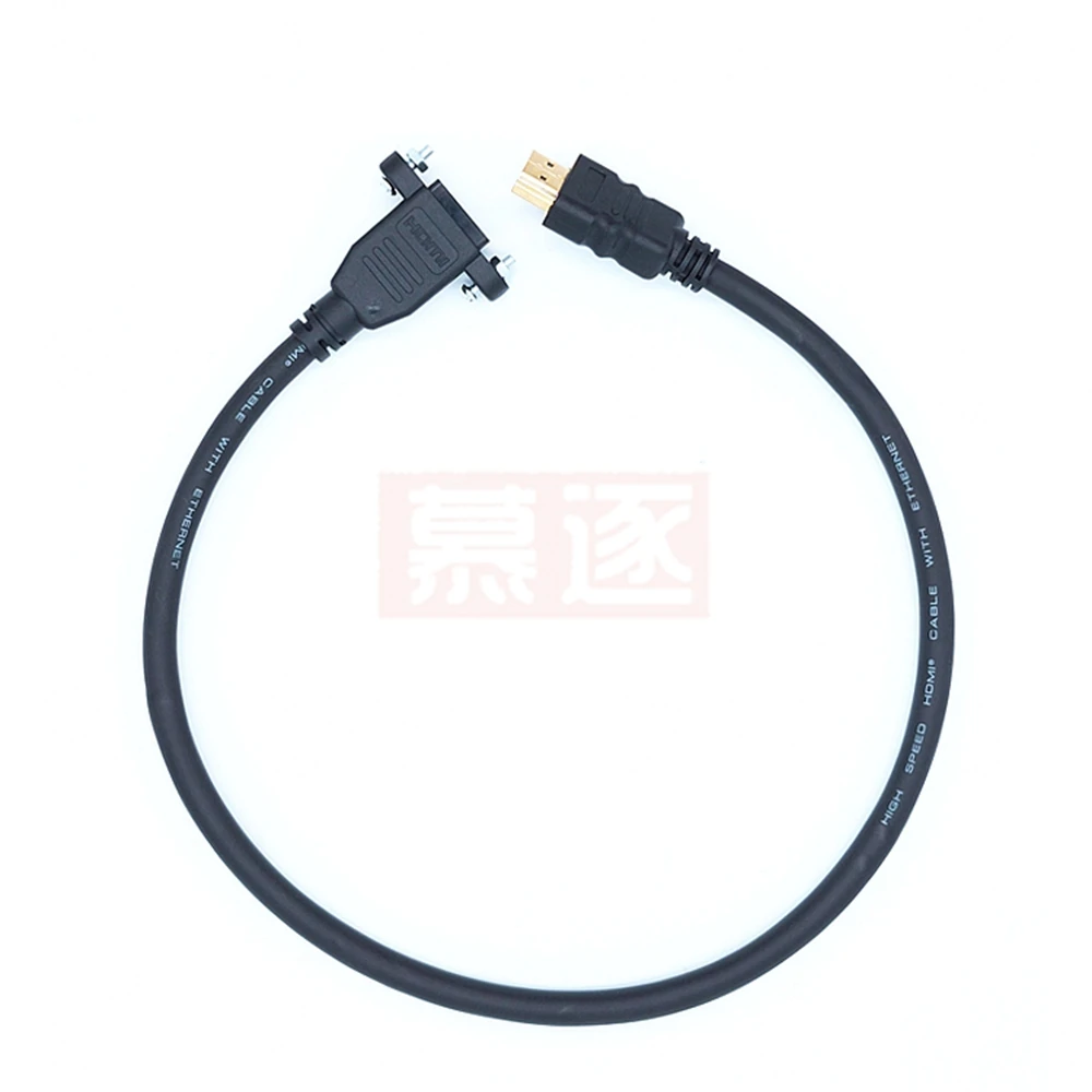 HDMI-совместимый кабель 2 0 HDMI v2.0 папа-мама крепление с винтом 4K * 2k 60 Гц HD