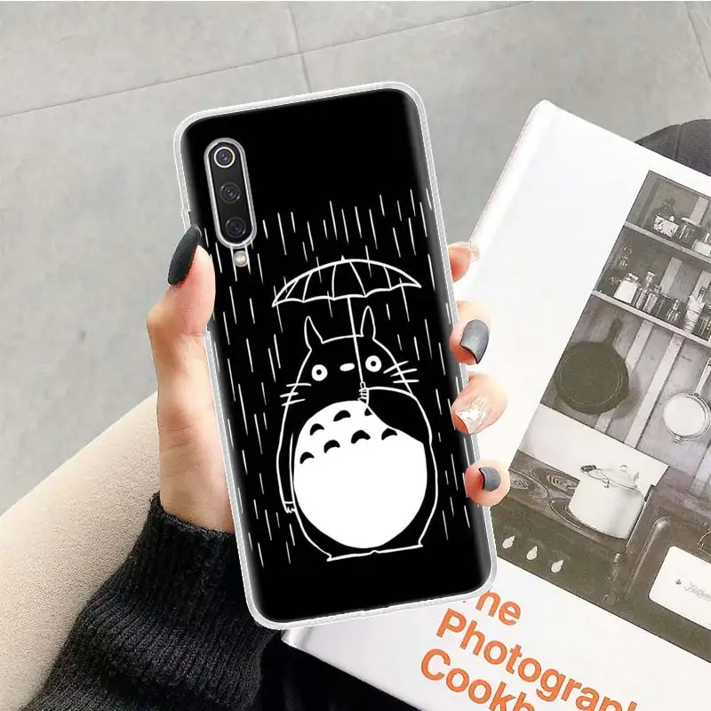 Studio Ghibli Totoro Black Dark Phone Case For Xiaomi Redmi Note 10 Pro 11 10S 11T 9 9S 8 8T 11S 9A 9C 9T 8A 7A 7 5 Art Gift | Мобильные