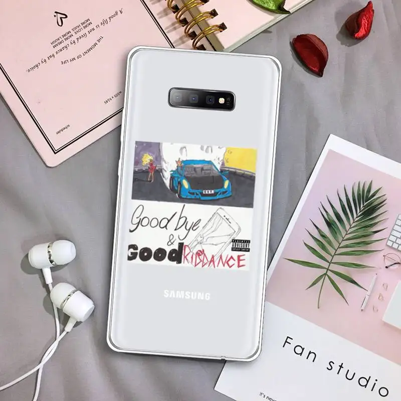 

Juice Wrld Lucid Dream Hip Hop Rapper Phone Case Transparent For Samsung Galaxy A 71 21s S note 8 9 10 plus 20 ultra
