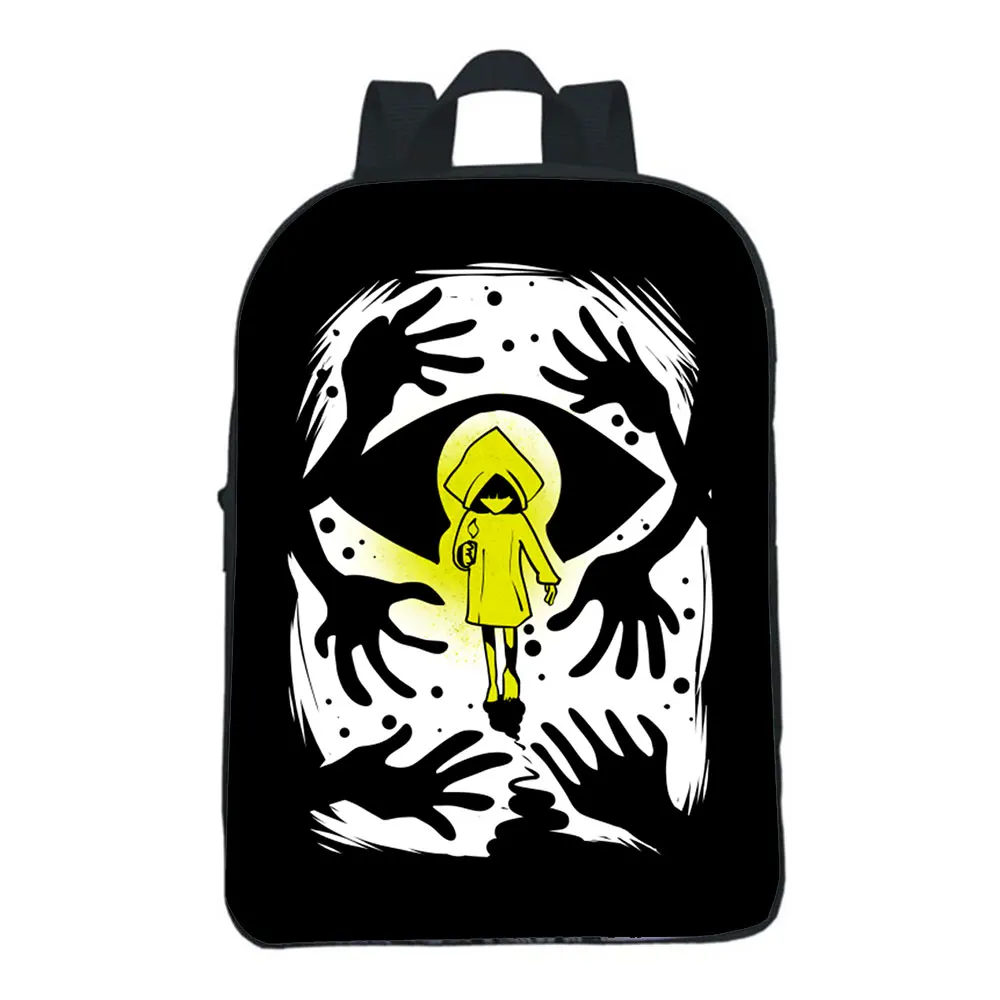 Game Little Nightmares 2 Backpack Kindergarten Bookbag Boys Girls Mochila Toddler Cartoon Knapsack Children School Bag Rucksack