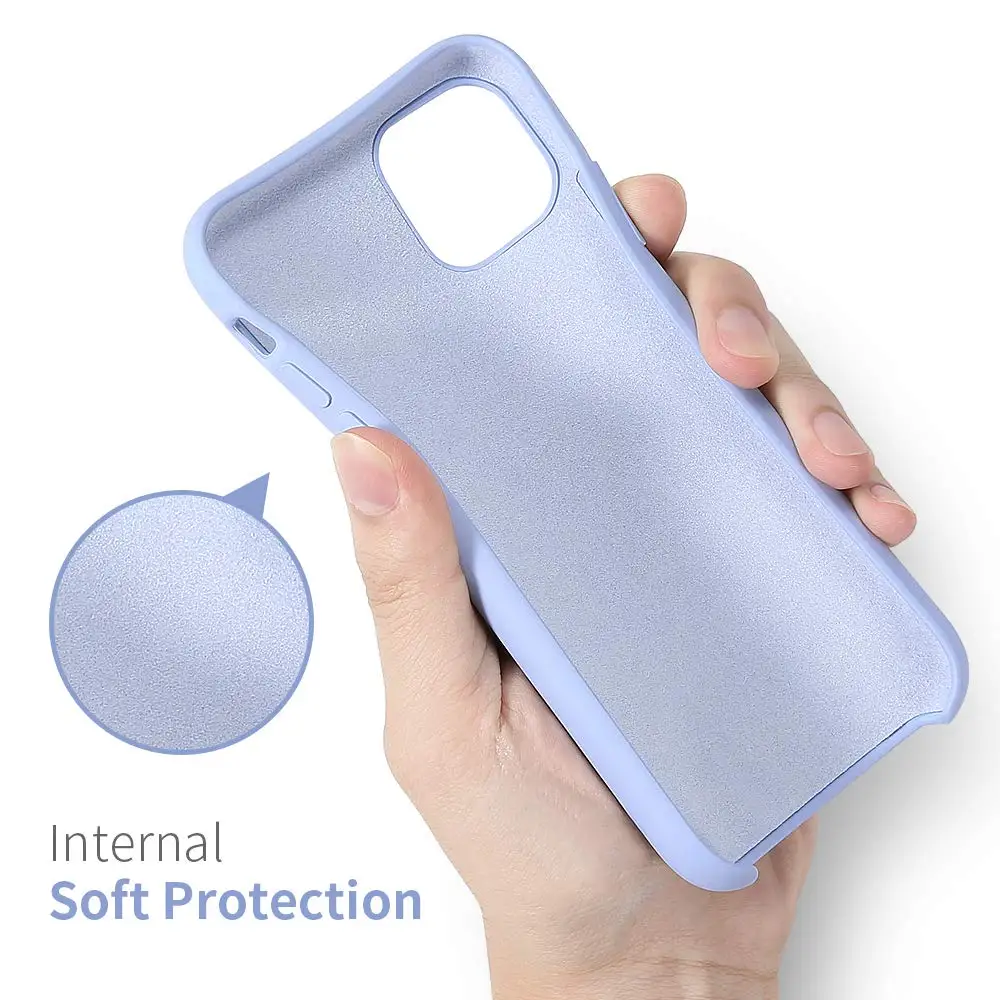 Новое поступление официальный жидкий силиконовый чехол для IPhone 11 Pro Max Мягкий силиконовый чехол из ТПУ