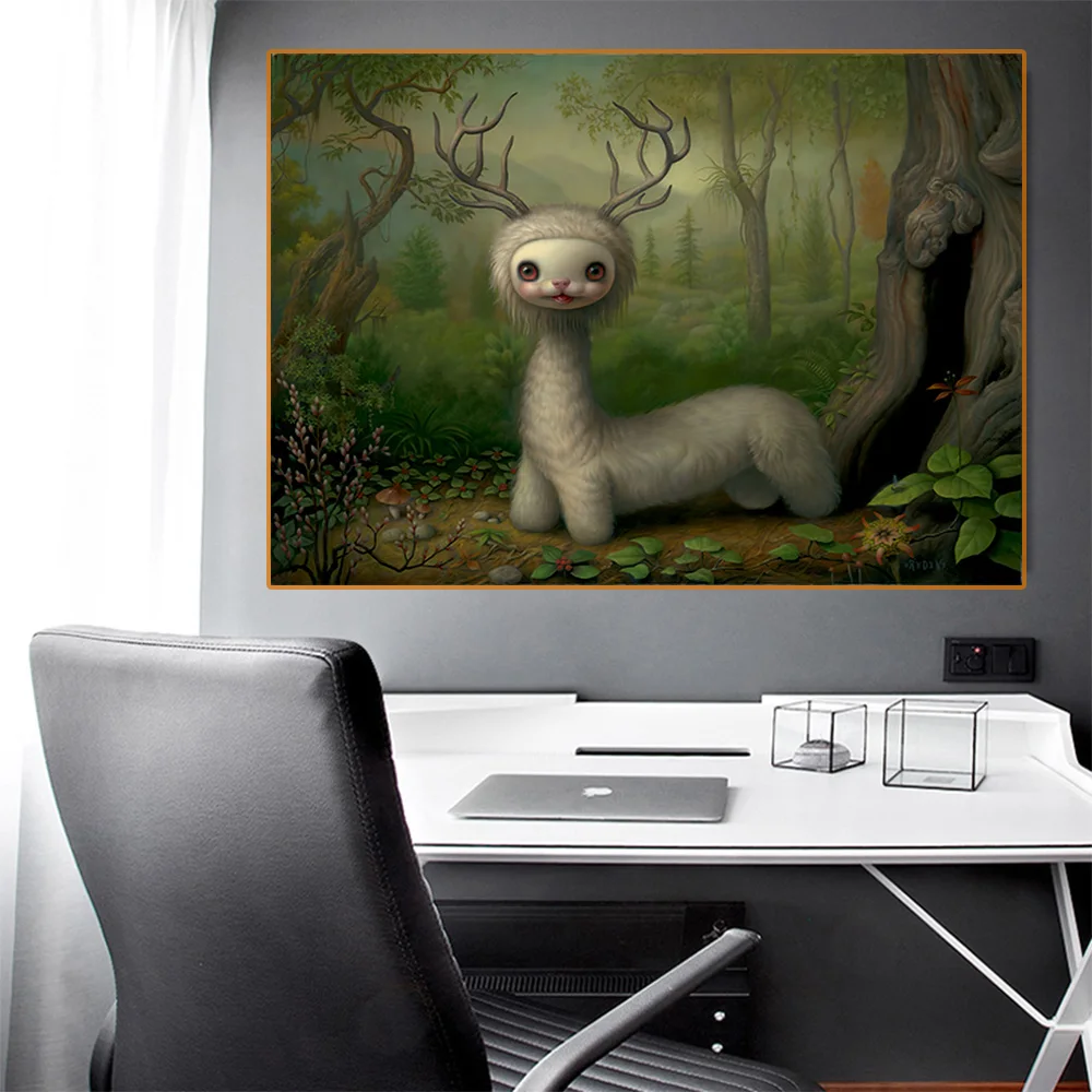 Цитон Mark Ryden yoyoshi The лесной дух 2011 Canvas холст картина маслом детская комната