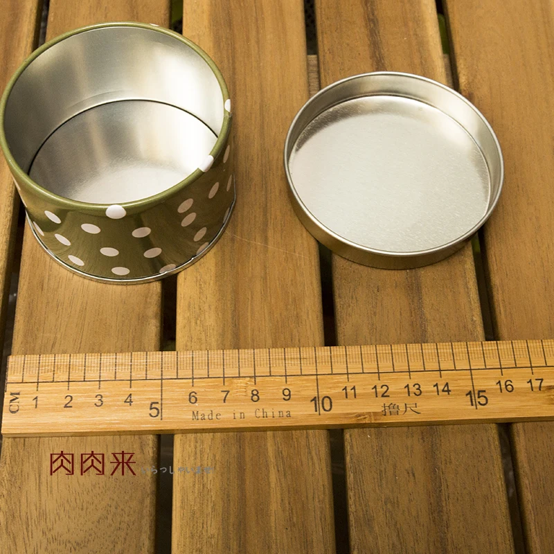 Рождественская коробка для конфет жестяная банка Подарочная круглая железная