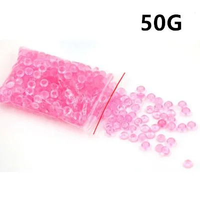 50G Pink Цветной Лизун бусины аксессуары глиняная добавка для рыбной чаши слизи украшение ваза Искусство ремесло наполнитель DIY игрушки набор рыбный бак Декор - Цвет: 50G Pink