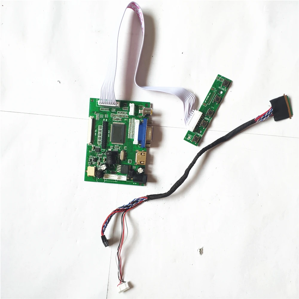 Для CLAA101NB01 CLAA101NB01A CLAA101NB03 CLAA101NB03A HDMI-совместимый + VGA 2AV ЖК-экран 40Pin LVDS WLED 1024*600 Панель