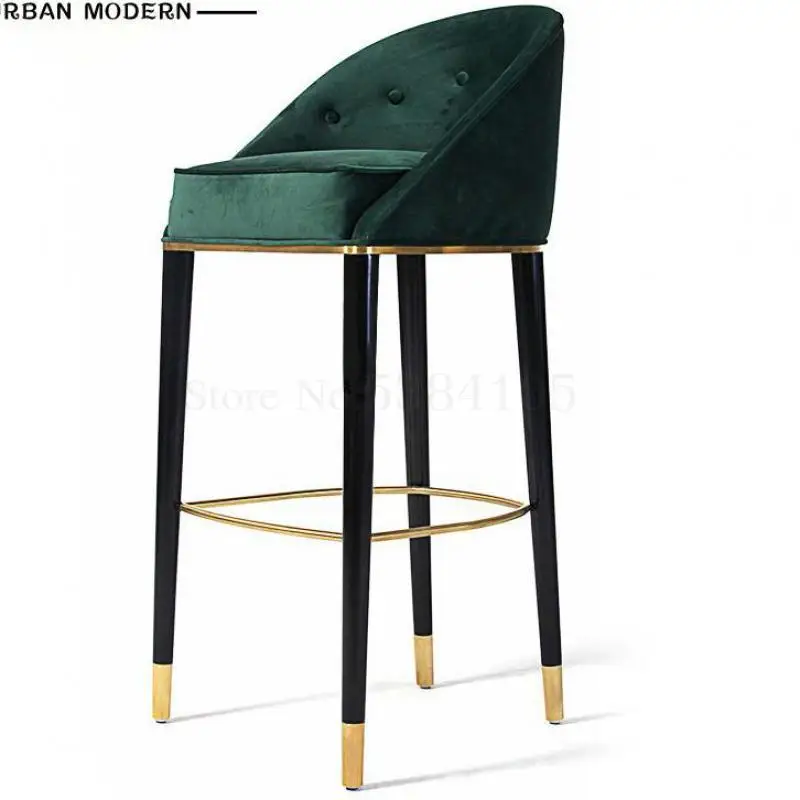 Американская версия Европейский ретро креативный высокий стул современный