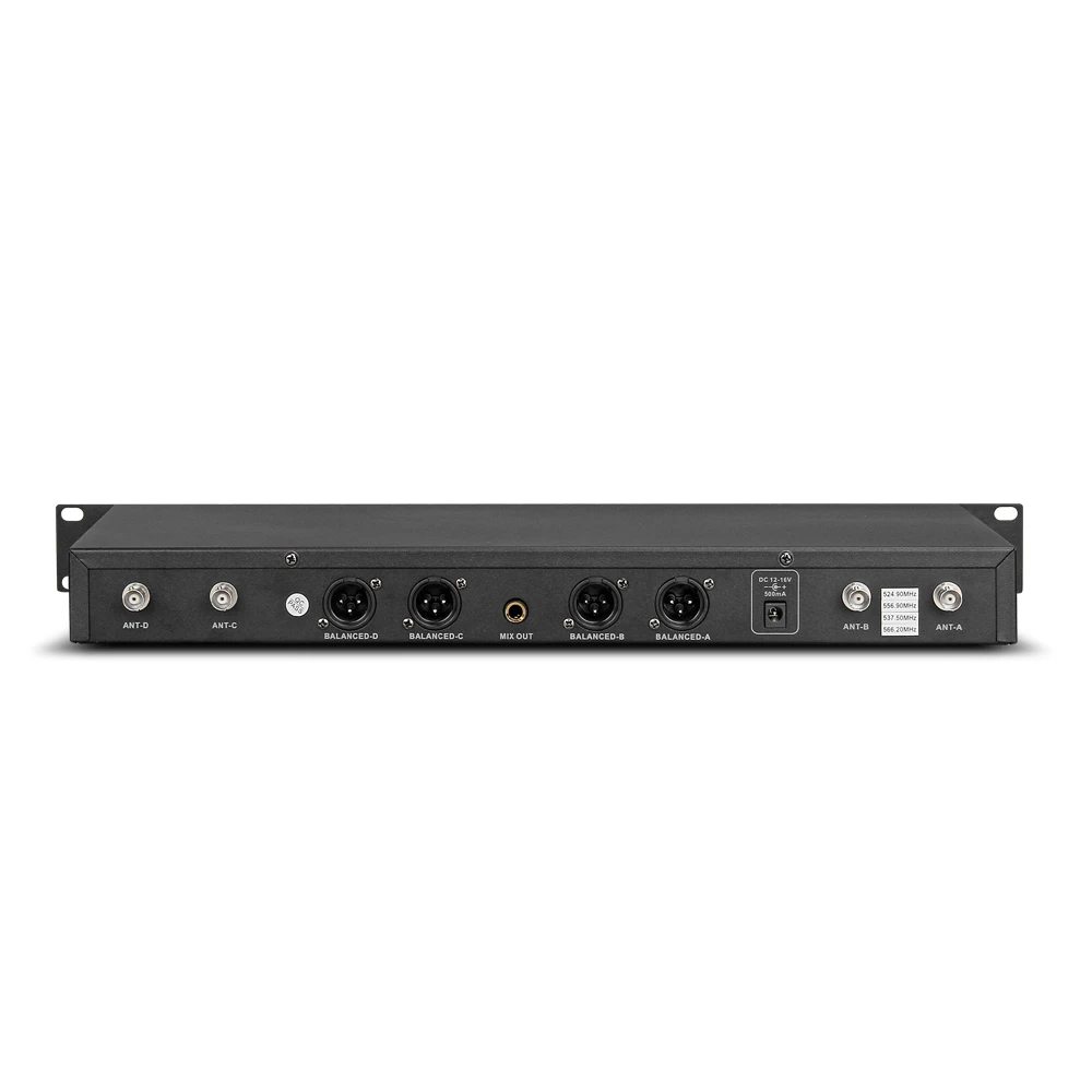 G MARK G440 Беспроводной петличный микрофон 4 канала УВЧ для конференц зала Свадебная