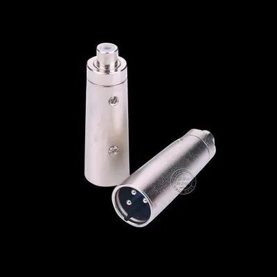 Горячая Распродажа 3 контактный разъем XLR штекер RCA гнездо Аудио адаптера