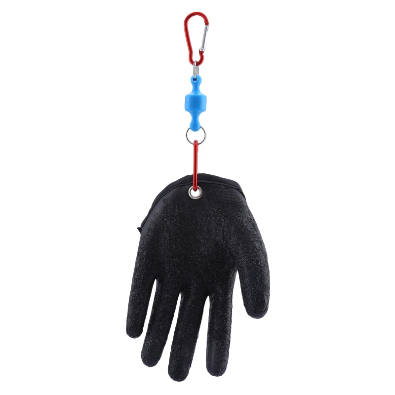 

UV Sun Protection Half Finger Glove Breathable Fishing Glove Fish Equipment Hand Puncture Catching Fishing Glove New