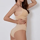 Женский комплект с бюстгальтером, нижнее белье, сексуальные трусики с низкой талией, комплект нижнего белья, удобный бюстгальтер, топы, женские бесшовные нижнее белье