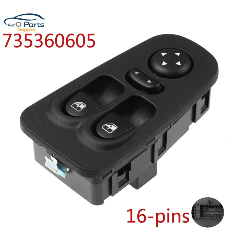 

New 735360605 735346366 Power Window Control Switch For LANCIA YPSILON DAL 2003 AL 2011