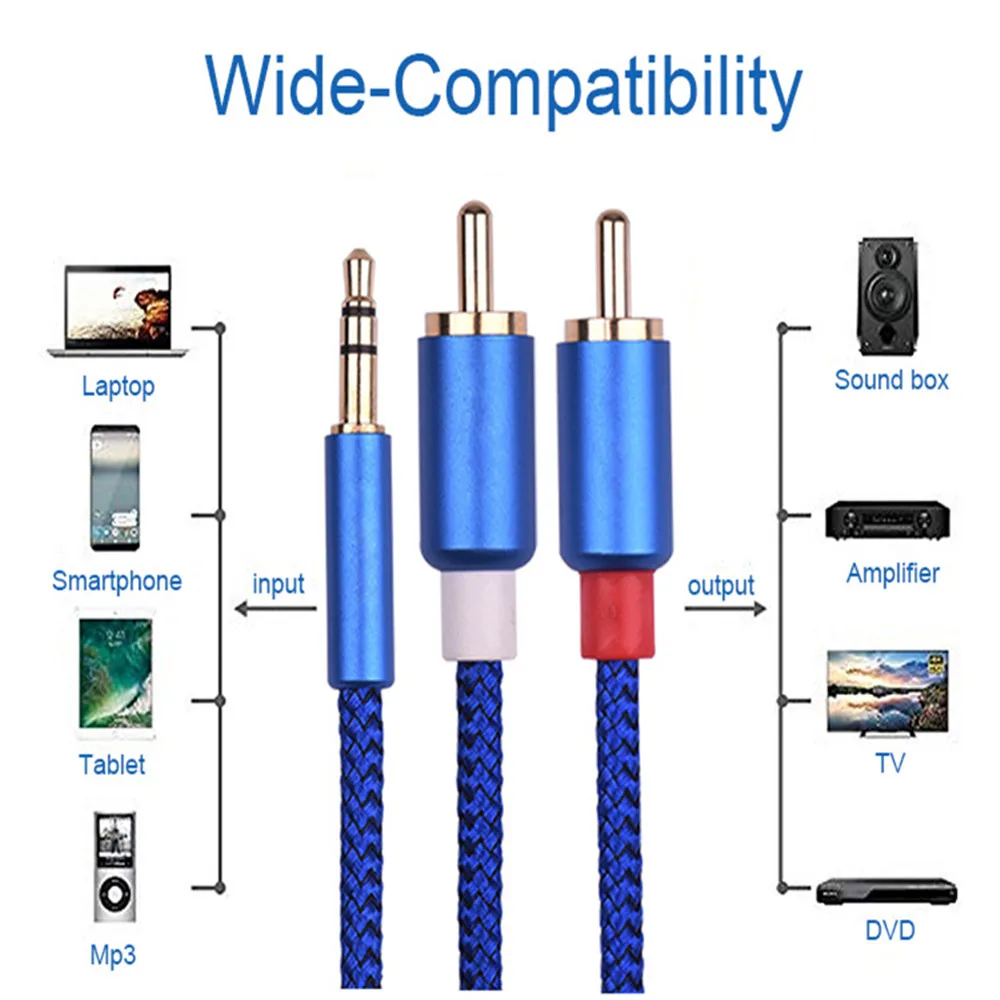 

2021 New UK Slovakia AV Cable For Europe Hot Bird Polsat Satellite Receiver