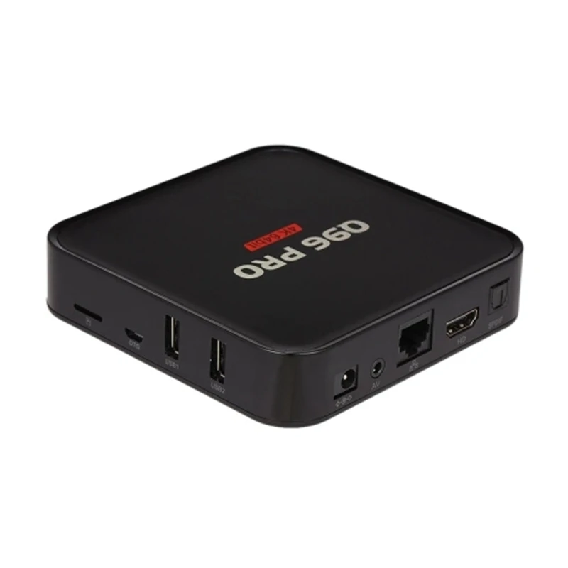 Q96 PRO Android 7 1 Smart TV Box Amlogic S905 четырехъядерный 64 бит H.265 UHD 4K ГБ/8 ГБ 2 4G WiFi 100 м LAN HD