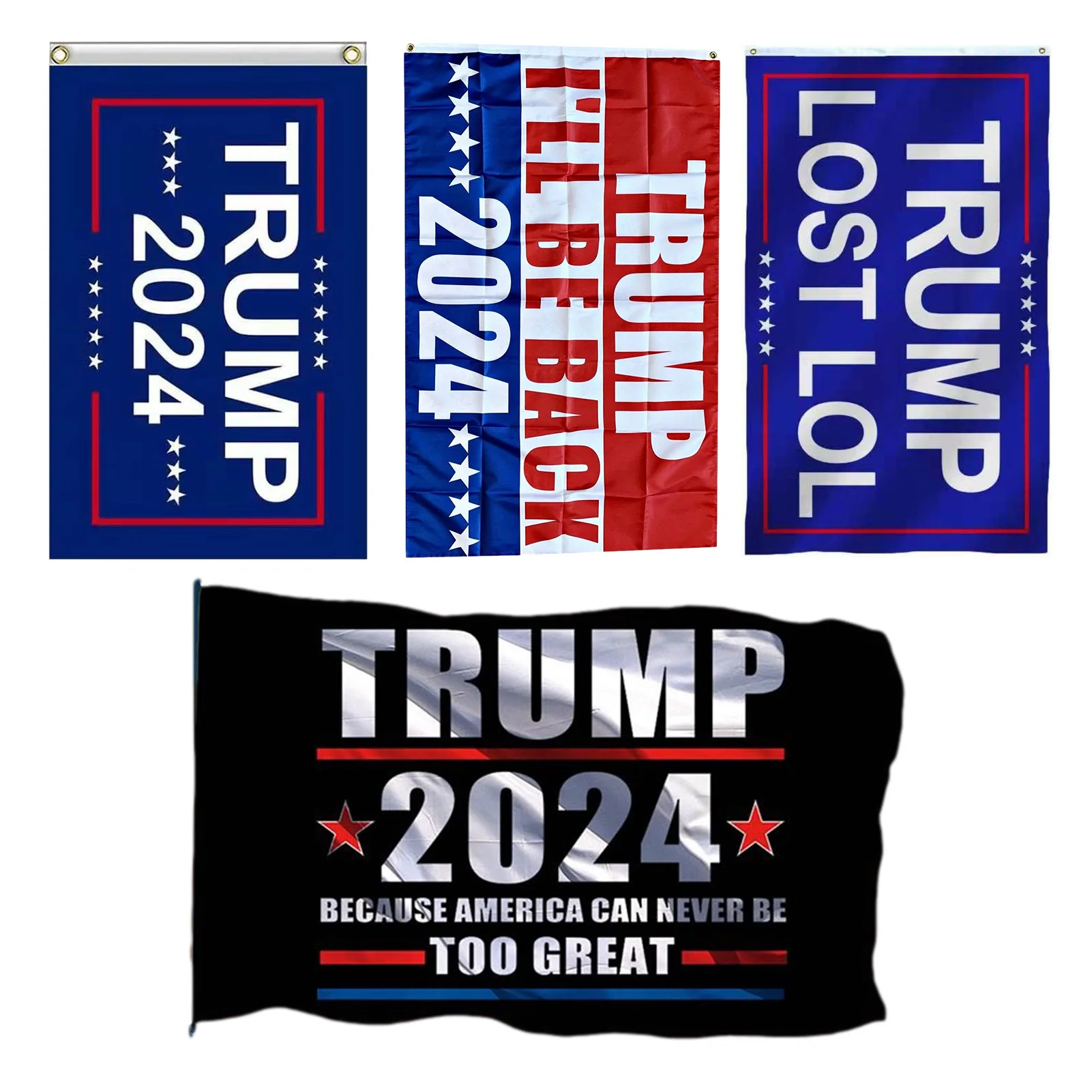 

decoration flag Trump 2024 Flag Save America Again with Brass Grommets 3x5 Ft make America great again yard flag