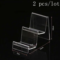 high level in stock acrylic transparent display shelf mobile book wallet glasses rack multilayers cellphone jewellery display