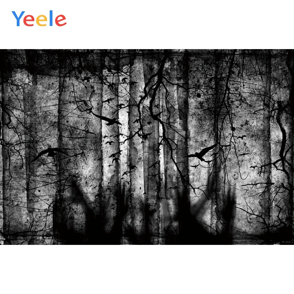 Yeele страшные вечерние фоны для фотосъемки на Хэллоуин с занавес зомби персонализированные фоны для фотостудии
