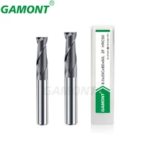gamont milling cutter alloy coating tungsten steel cnc maching 2 blade endmills wholesale top milling cutter kit milling machine
