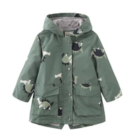 autumn new childrens polar fleece windbreaker girls jackets boys mid length jackets baby jackets spring and autumn models