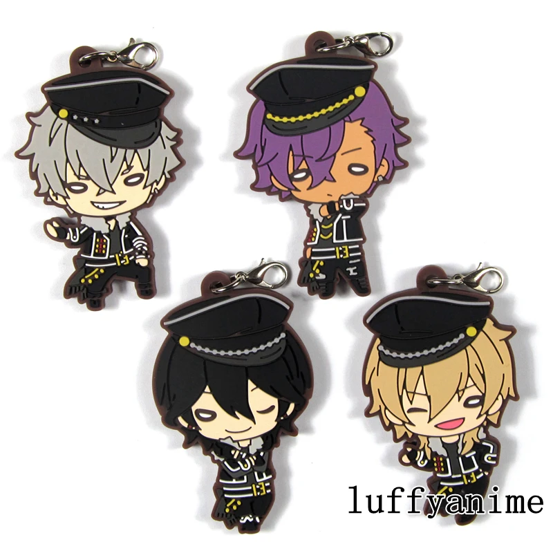 

Ensemble Stars Rubber Mascot Pendant ES Hakaze Kaoru Sakuma Rei Adonis Anime Mobile Cell Phone Straps accessories Charm Keychain