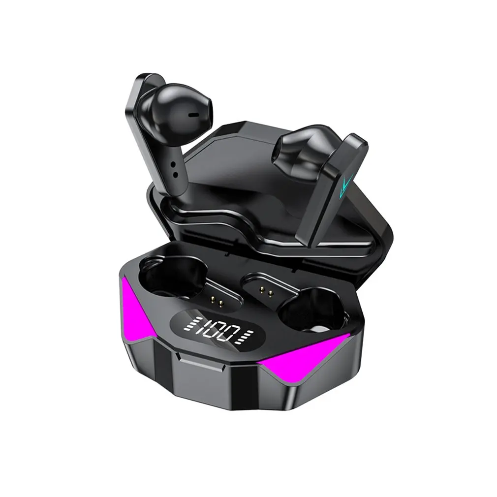 

X15 Wireless Earbuds Gaming Earphones Smart LED Light Game Earphone Stereo Delay-free In-ear Earphones