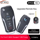 Пульт дистанционного управления KEYECU 315 МГц 4D63 для Ford Escape Focus C-Max Transit F250 F350 F450 F550 HU101 OUCD6000022