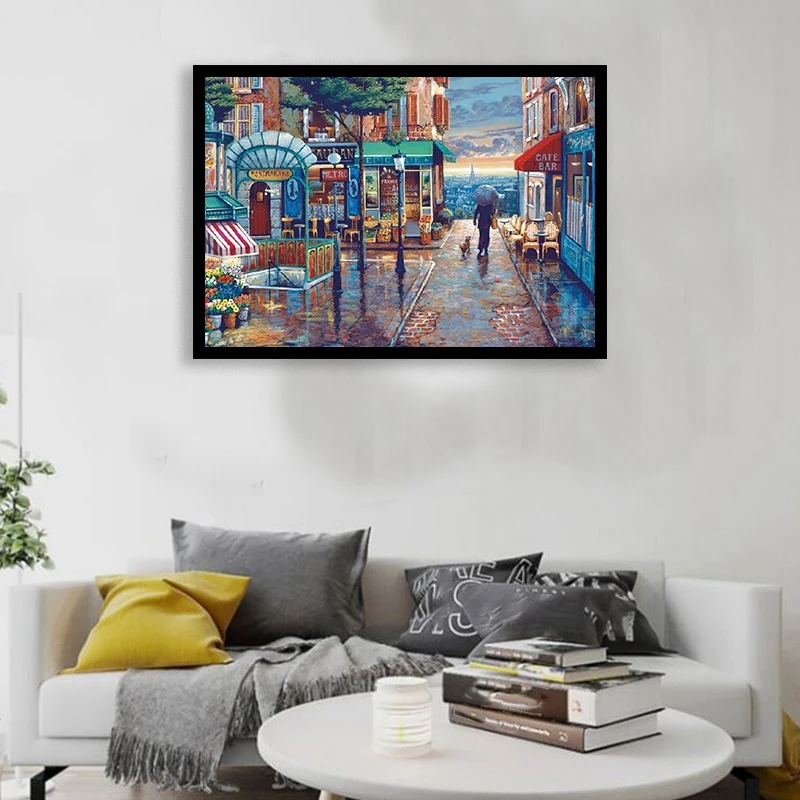 

1000 шт. головоломки пейзаж животных Вселенная головоломки игрушки для отдыха в стиле «Mori колокол коттедж на улице