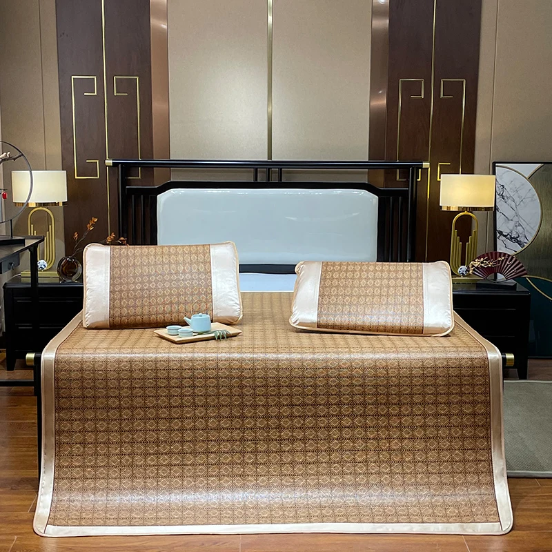 

Летняя крутая кровать из ротанга, коврик, 2/3 шт., нескользящий, крутой, для сна