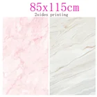 Аксессуары для фотостудий Фоны 85X115CM 2 кристалла по бокам фотографии Большие размеры древесины Мрамор розовый печатью с изображением деревянного пола Водонепроницаемый для Камера фото