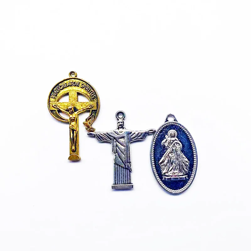 Религиозная Подвеска &quotИисус&quot Крест Марии модные аксессуары Подвеска|Шармы| |