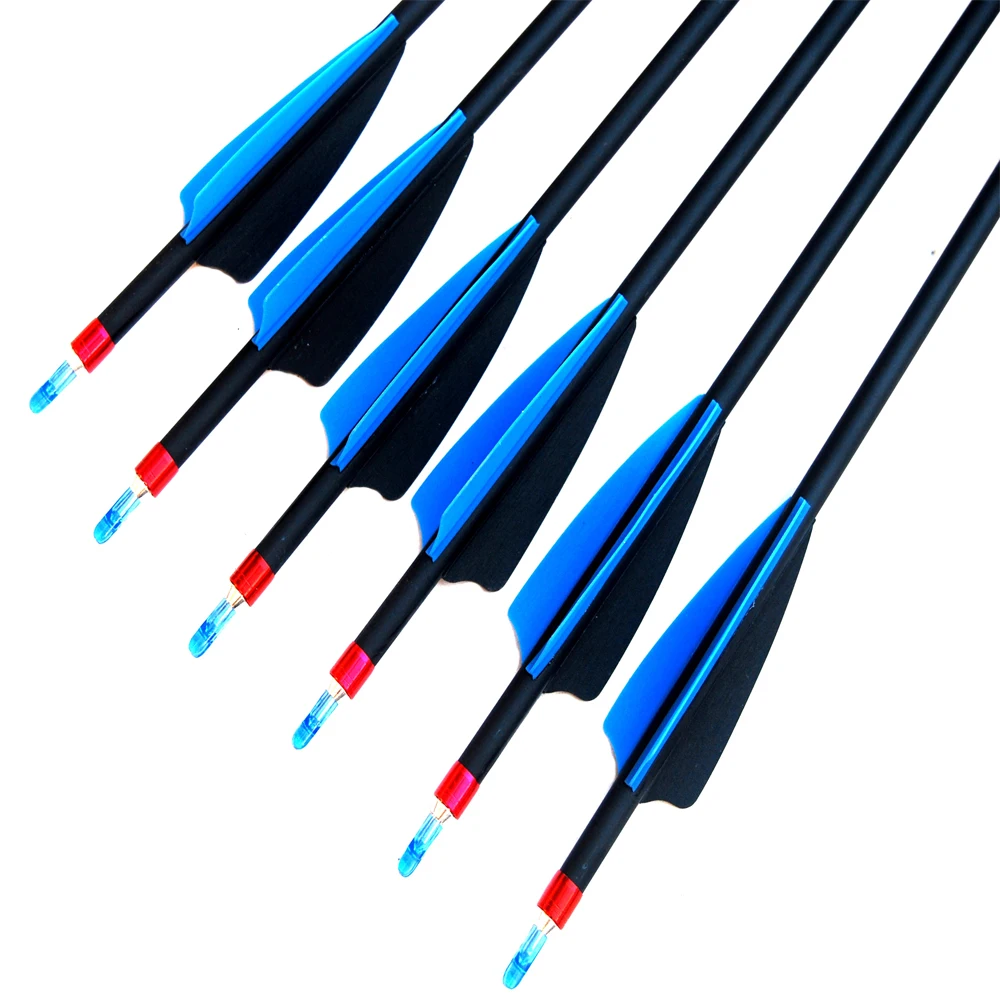 Стрела для охоты с регулируемыми сменными полевыми точками стрельбы