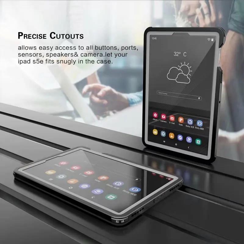

IP68 Waterproof Tablet Cover For Samsung Galaxy Tab S5E T720 10.5" Case 360 Full Protective Shockproof Rugged Duty Tablet Case