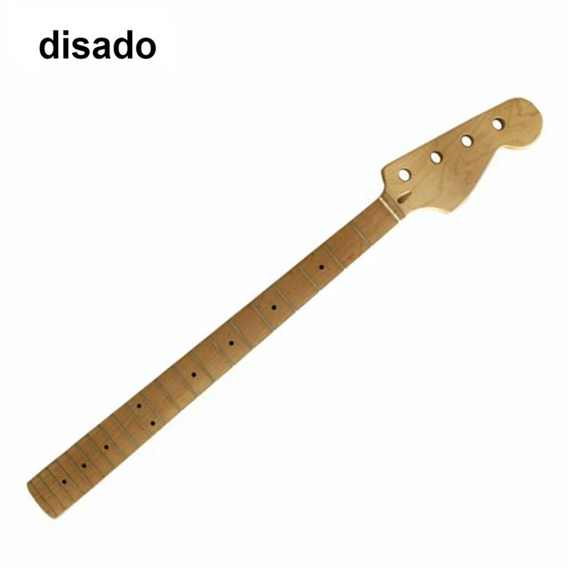disado 21 bünde inlay dots maple elektrische bass gitarre neck großhandel musik instrumente gitarre teile zubehör free global shipping