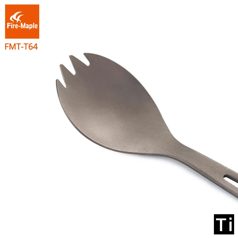 Fire-Maple Spork 2 в 1 Титан Открытый легкий портативный альпинистский Кемпинг путешествия Кемпинг инструменты ложка Вилка T15