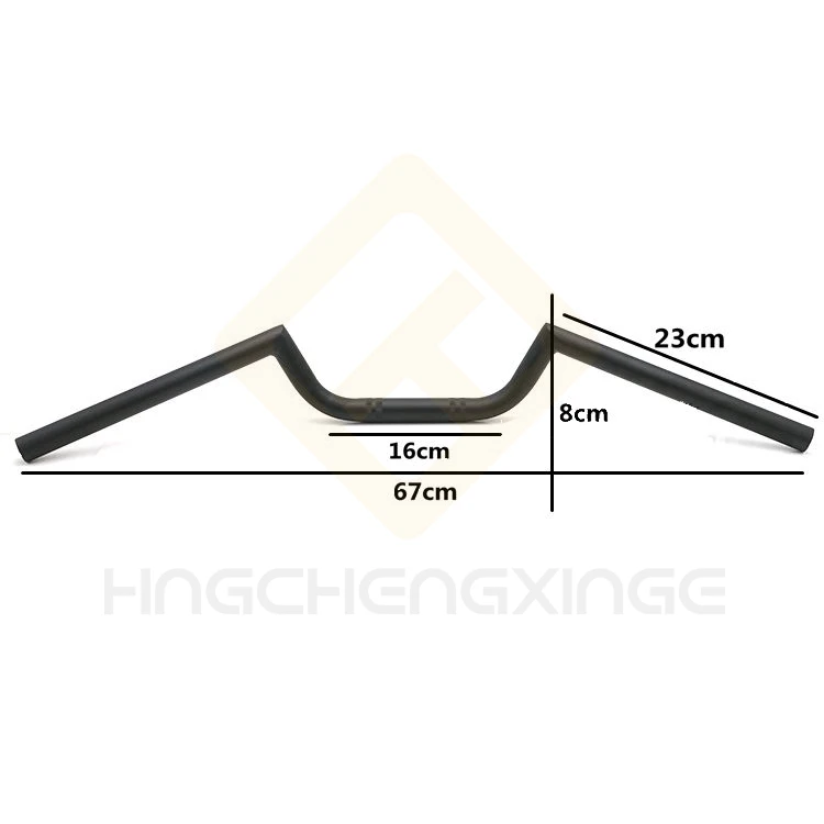 Универсальный металлический руль для мотоцикла 7/8 дюйма 22 мм ручка