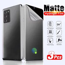 1-3Pcs Matte Hydrogel Film for Samsung S21 S20 Note 20 Ultra S9 S8 S10 Plus Screen Protectors for Samsung Note 8 9 10 Plus S10E