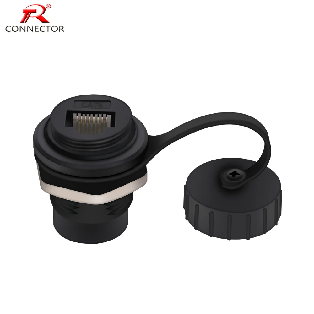 Коннектор RJ45 1 шт. CAT.6 CAT6A тип D 8P8C металлический корпус + медные штифты шасси для