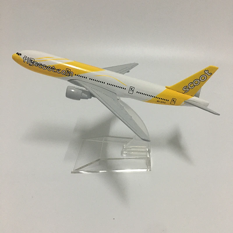 JASON TUTU 16 см Сингапур Scoot flyscoot Боинг b777 B747 аэробус A380 модель фотомодели Литые