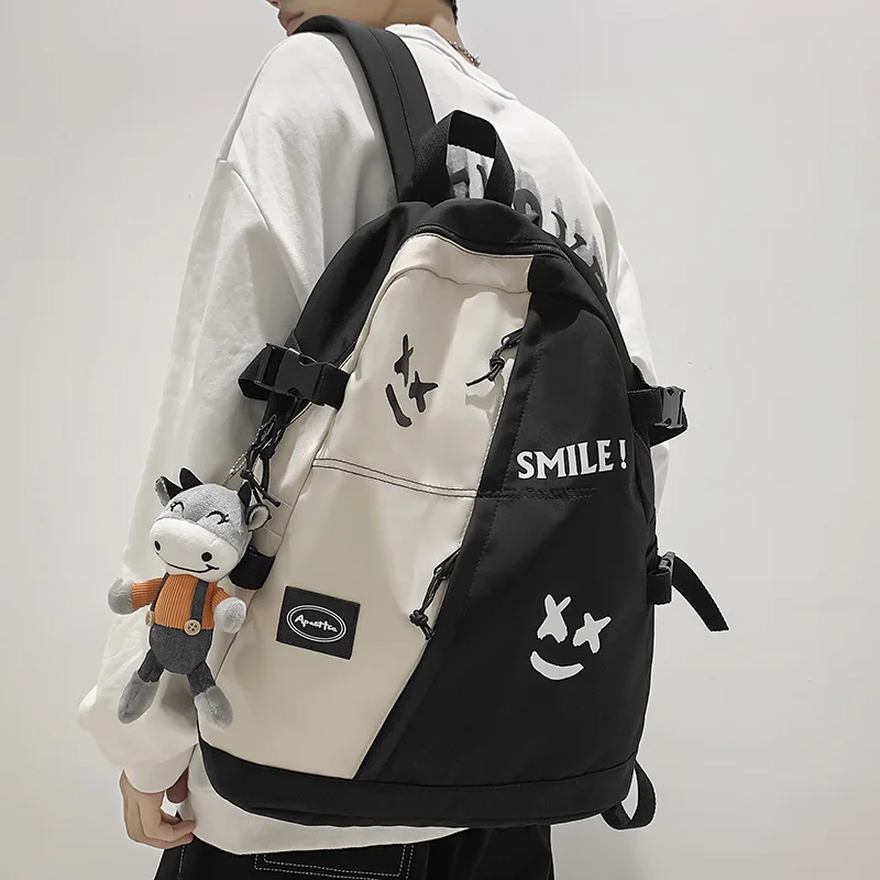 

2021 NEW Fashion Big Backpack Winter Lovers Travel Bagpack Women Laptop Mochila for Teenager Bookbag School Bag Men Rucksack