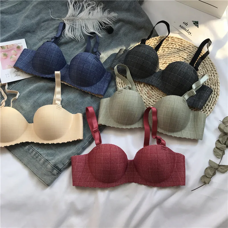 Модель 2020 года женский бюстгальтер в японском стиле на весну и лето с маленькой