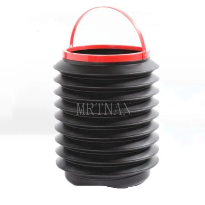 

Fish bucket Fishing Bucket Bins Multi-Function Telescopic 4L Bucket Trash Car Garbage Plastic Storage Bucket Dustbin Trash