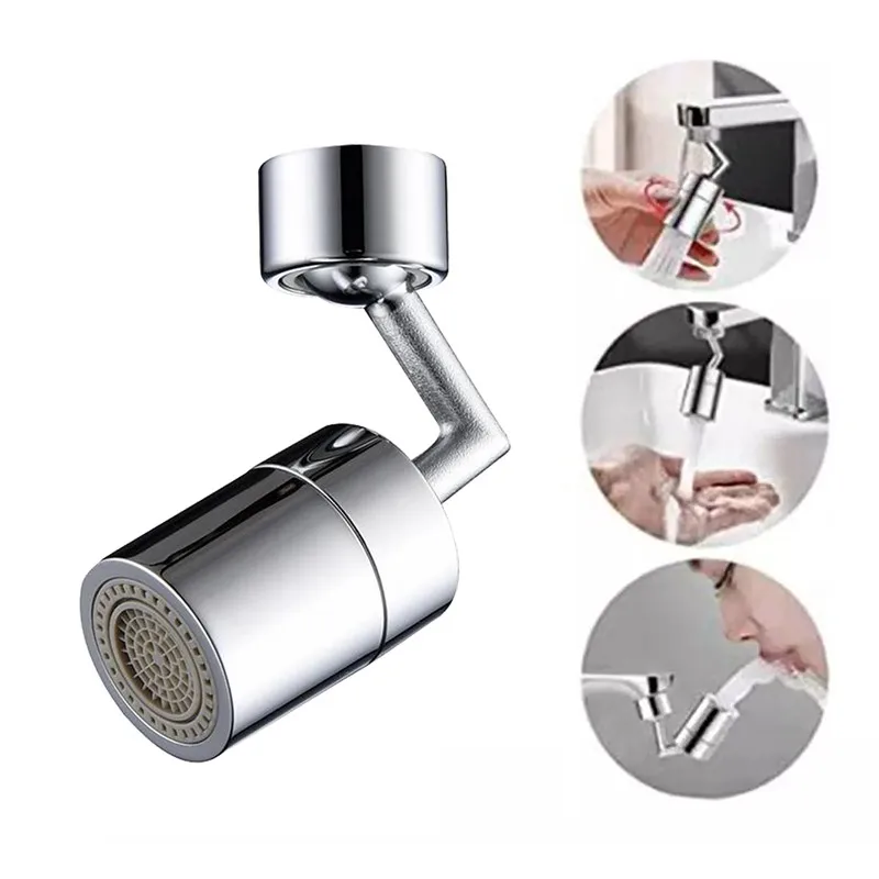 

Universal Faucet MeterMall 720 Degree Rotating Tap Filter Tip Water Bubbler Faucet Anti-splash Economizer Kitchen Supplies Tool