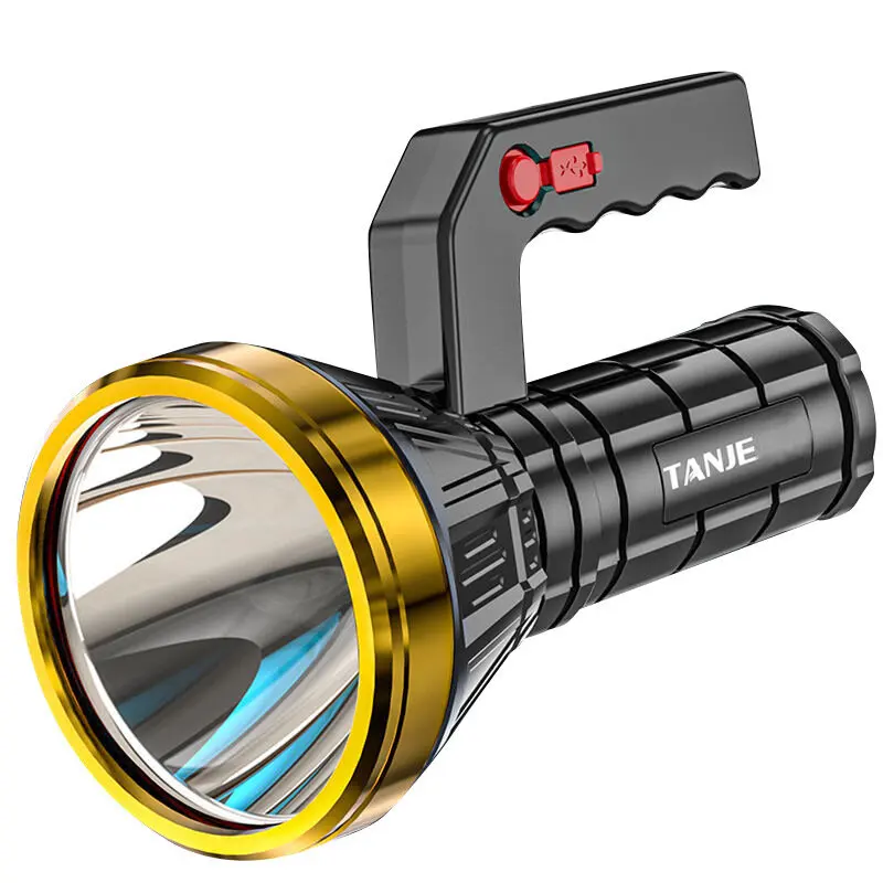 

XP900 320LM Super Bright Searchlight 3 Mode USB Rechargeable Waterproof Spotlights LED Flashlight