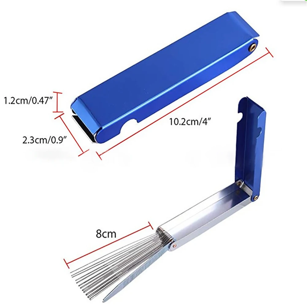 

Carburetor Cleaning Brush Stainless Steel Cleaning Through Needle Carb Jet Cleaning Wire Set Carburetor Carbon Dirt Jet Remove