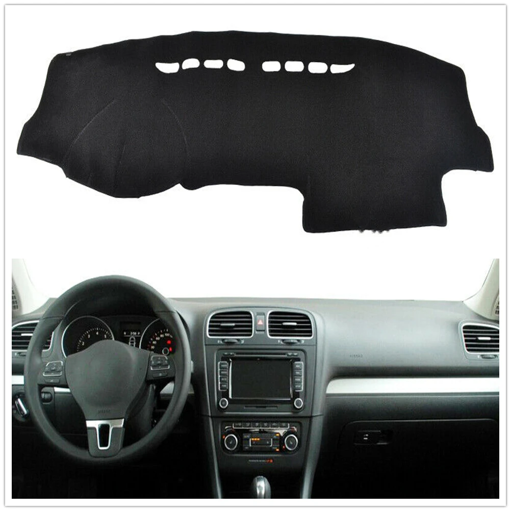 

For Volkswagen VW Golf 6 GTI R MK6 2010-2012 Front Dashboard Cover Dashmat Center Dash Board Heat Proof Mat Carpet Sun Shade Pat