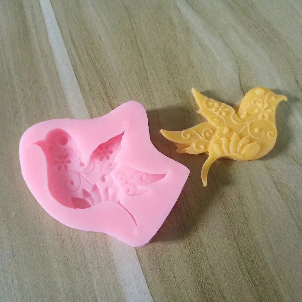 3D &quotсделай сам&quot голубь плесень Формочки в виде птиц для кексов печенья Fondant