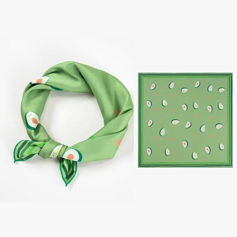 50*50 шелковый Элегантный женский шарф женские шарфы головные уборы повязка на