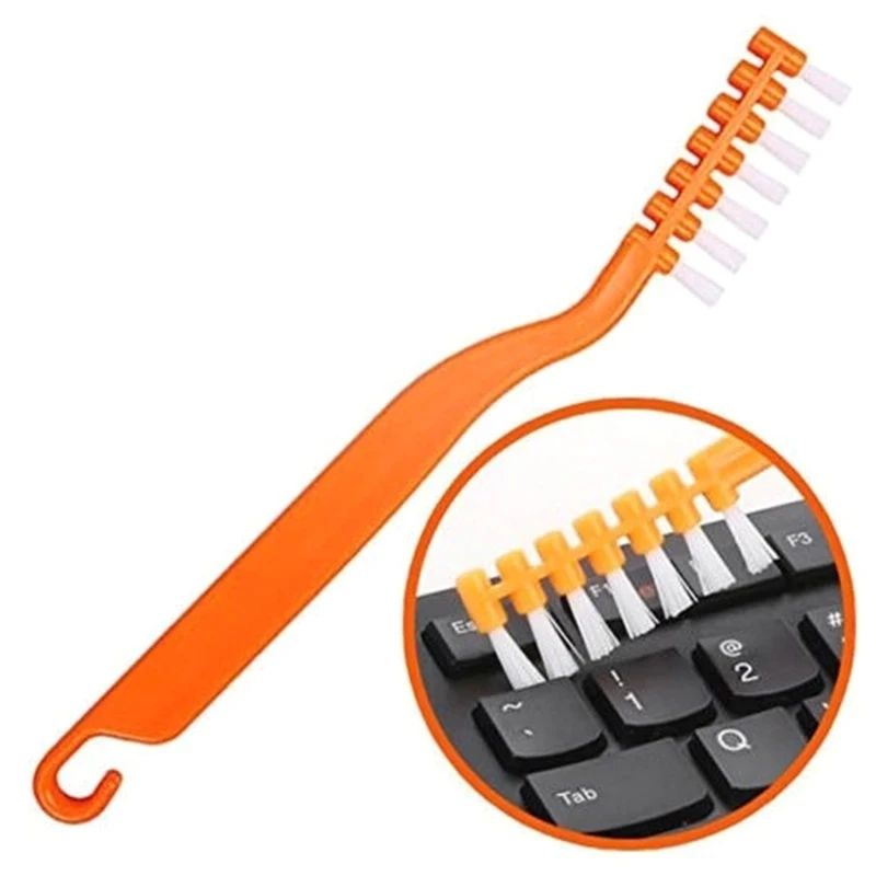 

Dust Brush for Keyboard Anti Static Computer Laptop Cleaning Tool with Hanging Hook PC Bending Brush 7.6'' 1 Piece