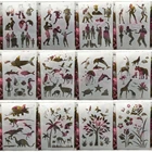 12 шт.лот А4 29 см молодежные морские спасательные растения DIY, трафареты для многослойной живописи, скрапбук, Раскрашивание, тиснение, Декор, шаблон