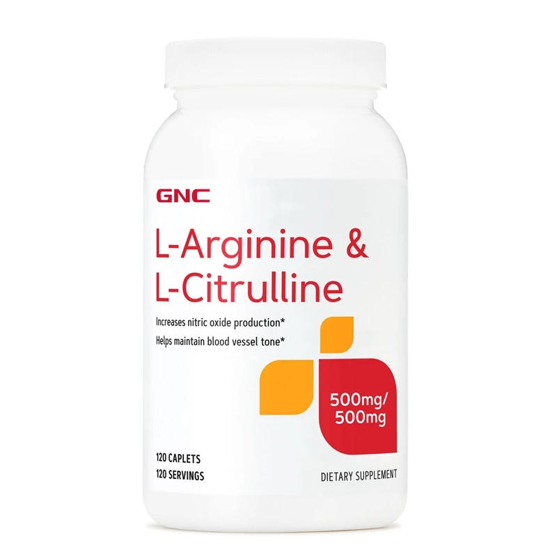 Free shipping L-Arginine & L-Citrulline 120 caplets