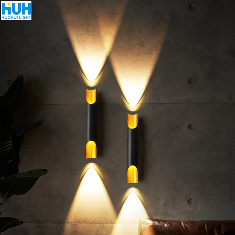 

Industrial style retro double head wall lamp living room background wall lamp bar hotel restaurant corridor aisle wall lamp